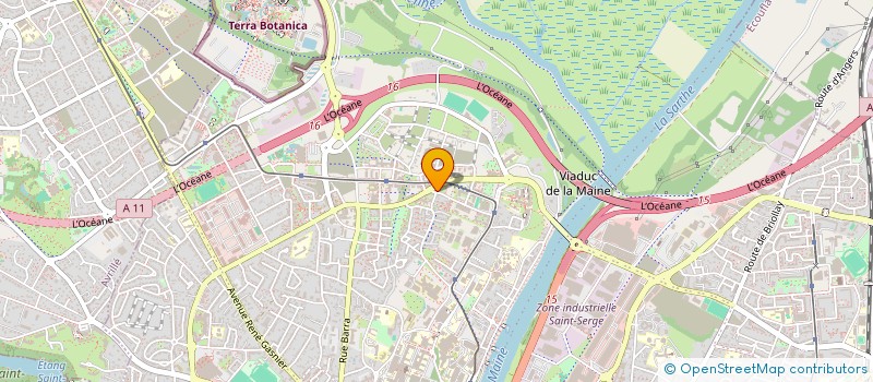 localisation de l'entreprise MONSIEUR REGIS ROUSSELIN à ANGERS