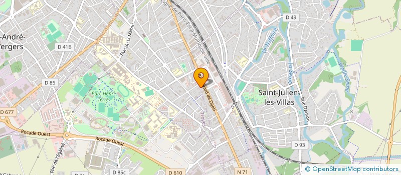 localisation de l'entreprise MONSIEUR REGIS ROUVRE  SAINT-JULIEN-LES-VILLAS