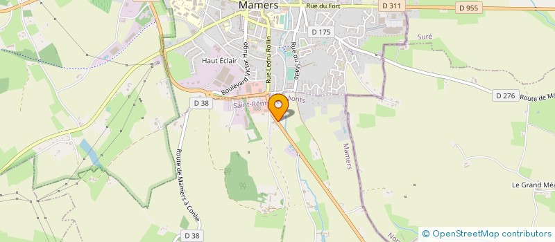 localisation de l'entreprise MONSIEUR REGIS ROUX  SAINT REMY DES MONTS