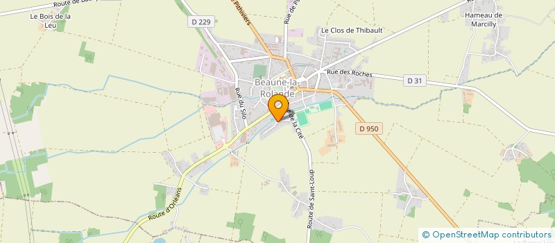 localisation de l'entreprise MONSIEUR REGIS ROY à BEAUNE-LA-ROLANDE