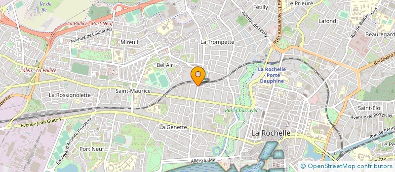 localisation de l'entreprise MONSIEUR REGIS RUIZ à LA ROCHELLE