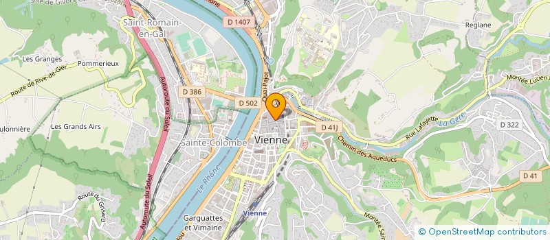 localisation de l'entreprise MONSIEUR REGIS SANNINO à VIENNE