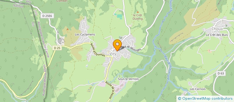 localisation de l'entreprise MONSIEUR REGIS SCHIARI à VIRY