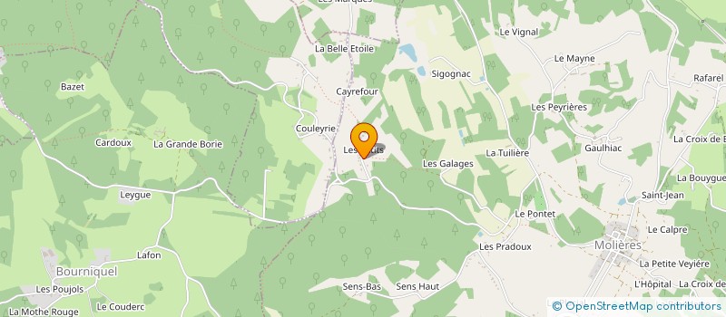 localisation de l'entreprise MONSIEUR REGIS SCLAFER à LE BUISSON-DE-CADOUIN