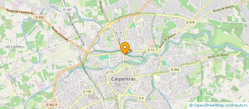 localisation de l'entreprise MONSIEUR REGIS SEBILLE à CARPENTRAS