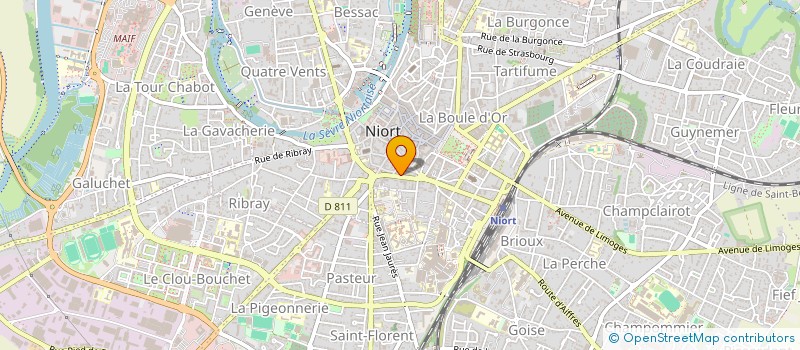 localisation de l'entreprise MONSIEUR REGIS SEJOURNE  NIORT