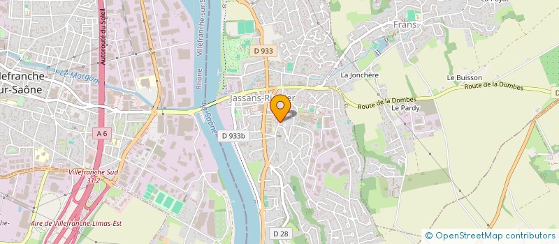 localisation de l'entreprise MONSIEUR REGIS SENELONGE  JASSANS-RIOTTIER