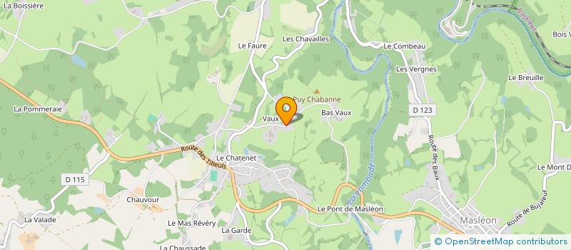 localisation de l'entreprise MONSIEUR REGIS SERVAUD à SAINT-DENIS-DES-MURS