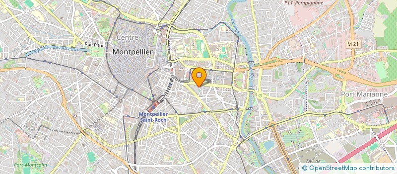 localisation de l'entreprise MONSIEUR REGIS SICARD à MONTPELLIER