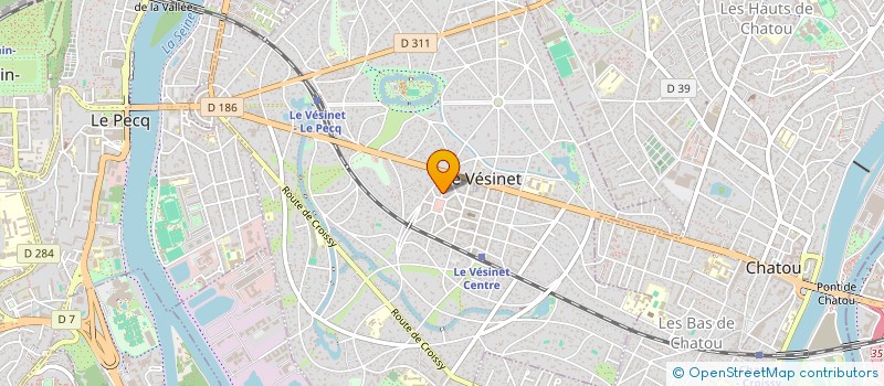 localisation de l'entreprise MONSIEUR REGIS SIMONIN  LE VESINET