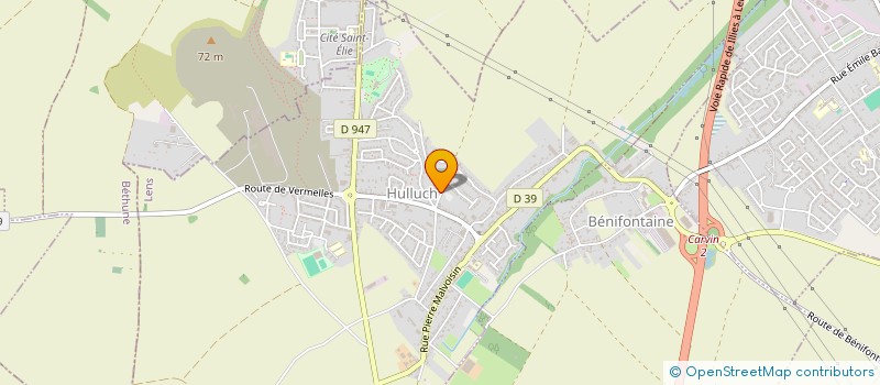 localisation de l'entreprise MONSIEUR REGIS SLASKI  HULLUCH