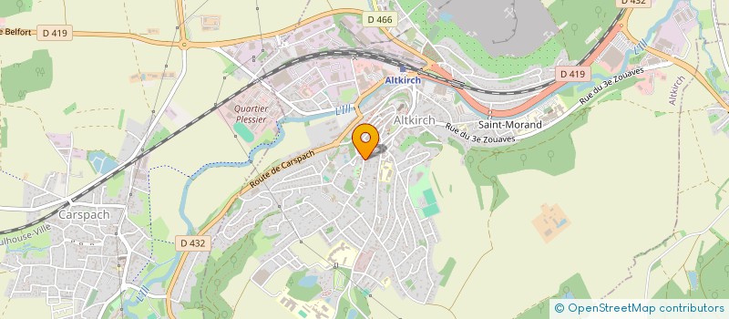 localisation de l'entreprise MONSIEUR REGIS SOGLO  ALTKIRCH