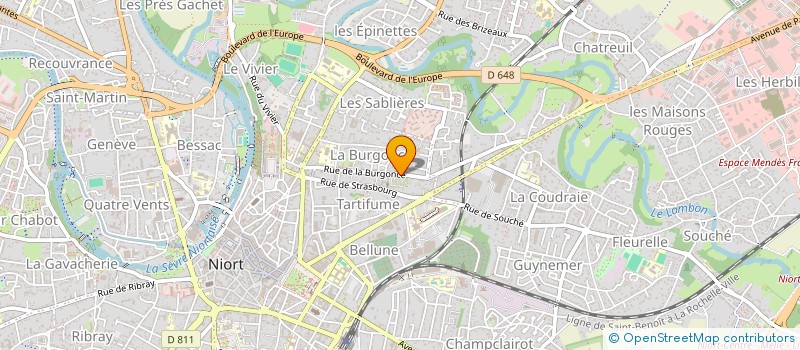 localisation de l'entreprise MONSIEUR REGIS SOULAINE à NIORT