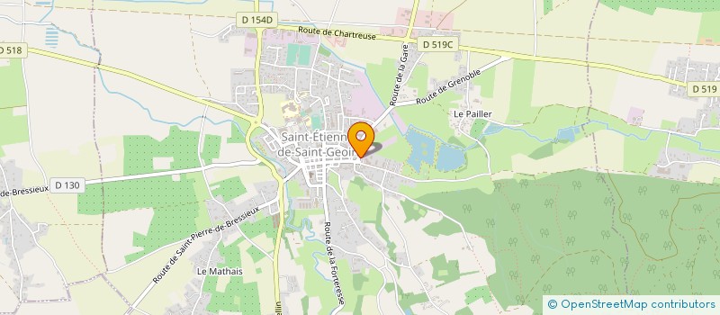 localisation de l'entreprise MONSIEUR REGIS SOULIER à SAINT-ETIENNE-DE-SAINT-GEOIRS