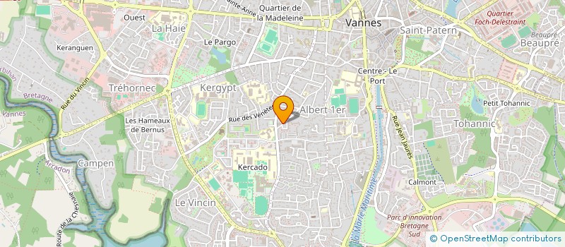 localisation de l'entreprise MONSIEUR REGIS SUAUD à VANNES