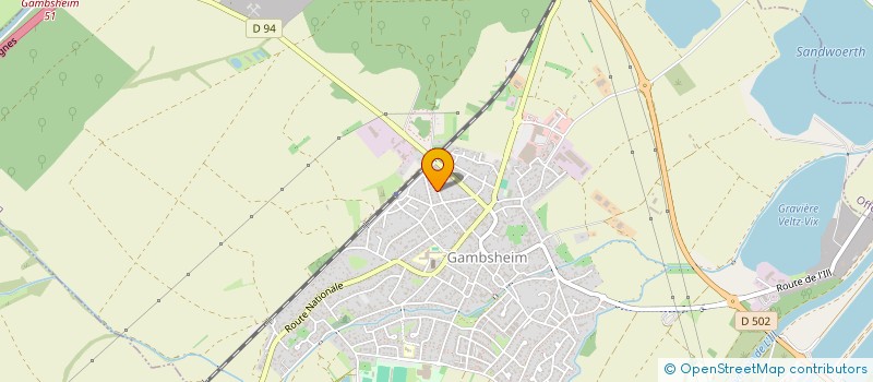 localisation de l'entreprise MONSIEUR REGIS SUHNER  GAMBSHEIM