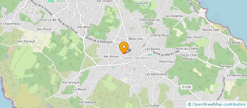 localisation de l'entreprise MONSIEUR REGIS TARAUD  L'ILE-D'YEU