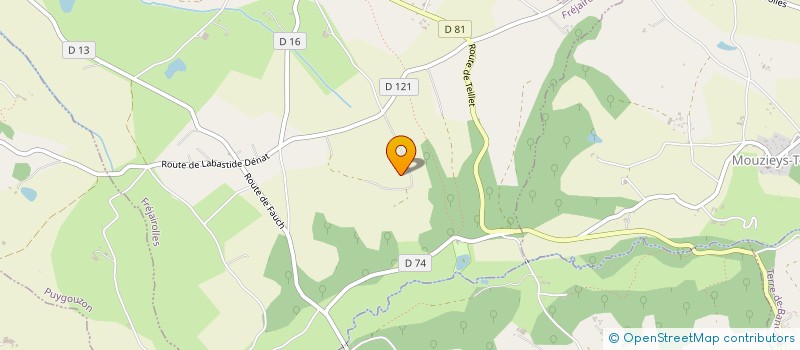 localisation de l'entreprise MONSIEUR REGIS TAYAC  FREJAIROLLES