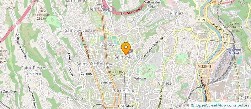 localisation de l'entreprise MONSIEUR REGIS TEOBALDI  NICE