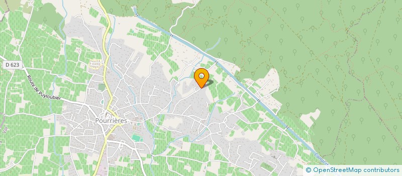localisation de l'entreprise MONSIEUR REGIS THEIL  POURRIERES