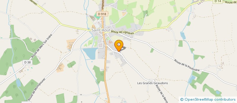 localisation de l'entreprise MONSIEUR REGIS THELINGE à PRUNIERS