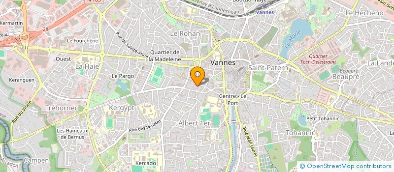 localisation de l'entreprise MONSIEUR REGIS THOMAS à VANNES