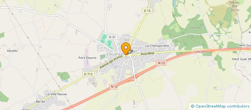 localisation de l'entreprise MONSIEUR REGIS TOUARIN  LOUARGAT