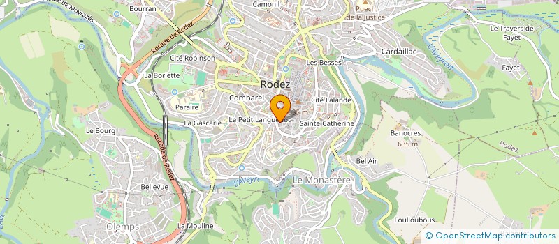 localisation de l'entreprise MONSIEUR REGIS TOURNIER  RODEZ