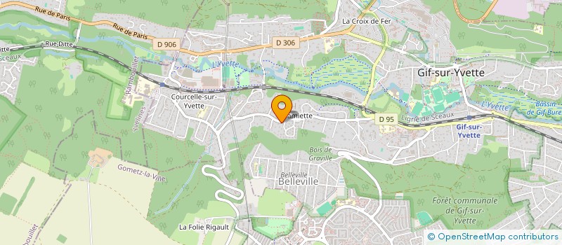 localisation de l'entreprise MONSIEUR REGIS TRESOR ENAMA MVODO à GIF-SUR-YVETTE