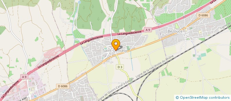 localisation de l'entreprise MONSIEUR REGIS VALLIN  SAINT-GERVASY