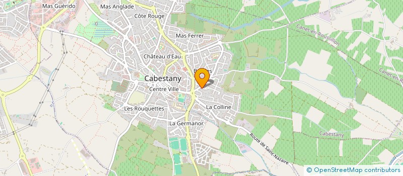 localisation de l'entreprise MONSIEUR REGIS VANDERSCHUEREN à CABESTANY