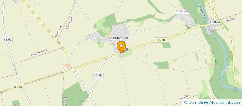 localisation de l'entreprise MONSIEUR REGIS VANDEWALLE  ESSUILES