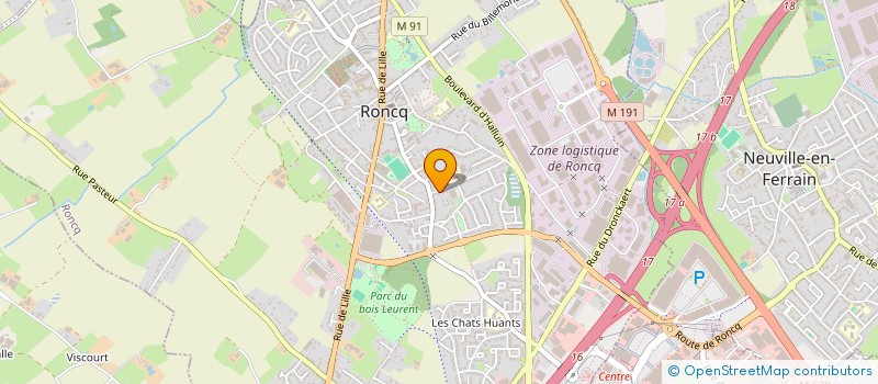 localisation de l'entreprise MONSIEUR REGIS VANOVERMEIR  RONCQ