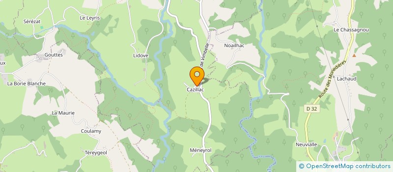 localisation de l'entreprise MONSIEUR REGIS VAREILLE  SAINT-SALVADOUR