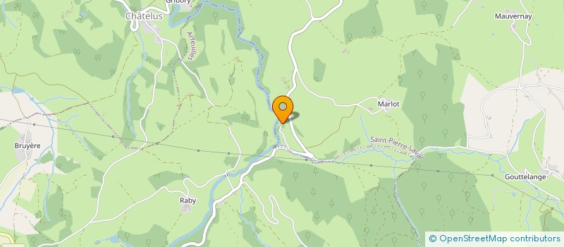 localisation de l'entreprise MONSIEUR REGIS VAUX  SAINT-PIERRE-LAVAL