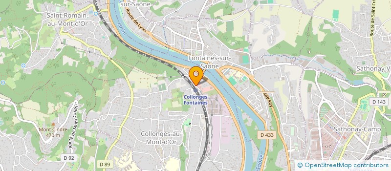 localisation de l'entreprise MONSIEUR REGIS VERNE  COLLONGES-AU-MONT-D'OR