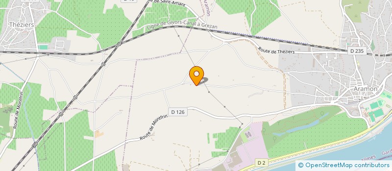 localisation de l'entreprise MONSIEUR REGIS VERRIER  ARAMON