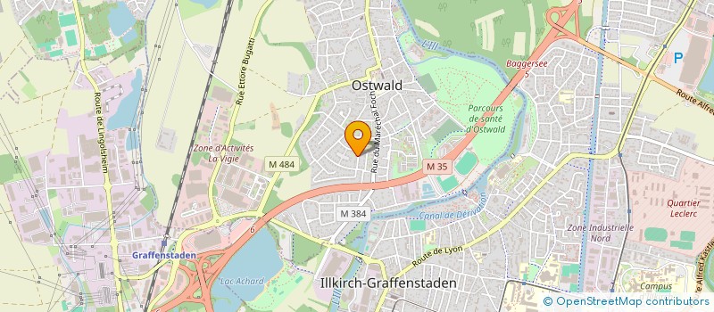 localisation de l'entreprise MONSIEUR REGIS VIDAL  OSTWALD