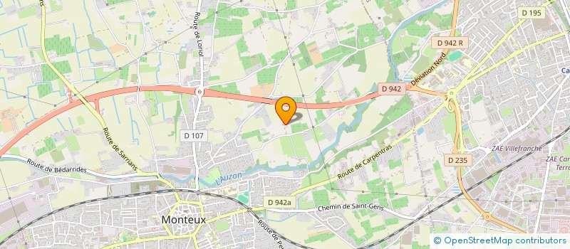 localisation de l'entreprise MONSIEUR REGIS VINCENT à MONTEUX