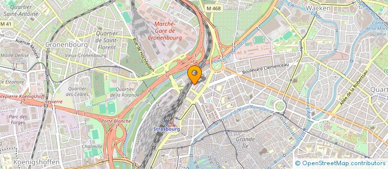 localisation de l'entreprise MONSIEUR REGIS VOGEL à STRASBOURG