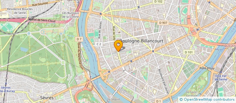 localisation de l'entreprise MONSIEUR REGIS WALKER à BOULOGNE-BILLANCOURT