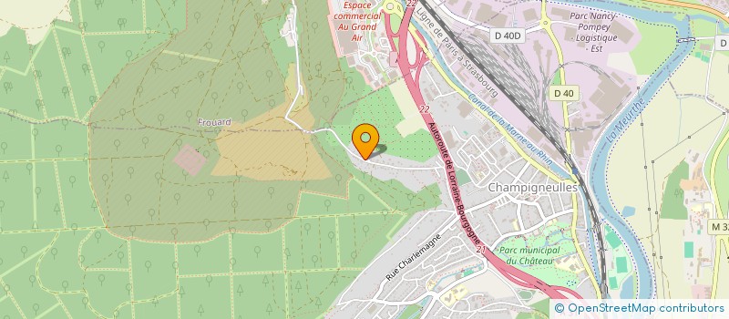 localisation de l'entreprise MONSIEUR REGIS WERNET  CHAMPIGNEULLES