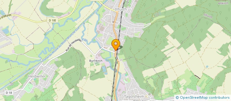 localisation de l'entreprise MONSIEUR REGIS WOLF  ILLFURTH