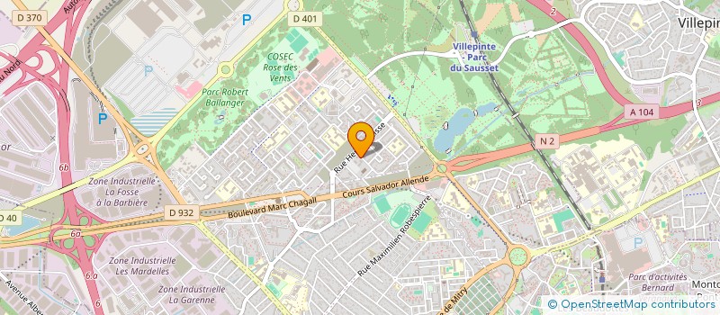 localisation de l'entreprise MONSIEUR REGIS XANTIPPE à AULNAY-SOUS-BOIS