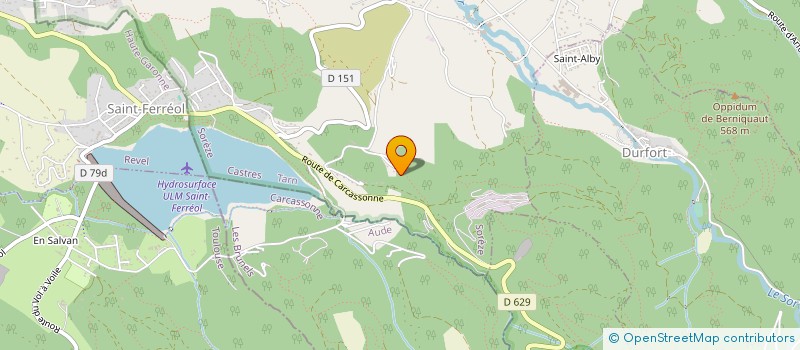 localisation de l'entreprise MONSIEUR REGIS ZORZI  SOREZE