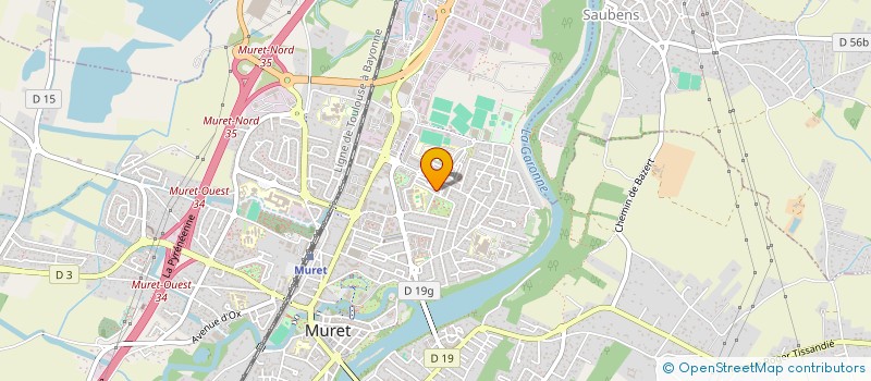 localisation de l'entreprise MONSIEUR REGIS ZULIANI  MURET