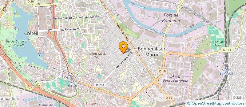 localisation de l'entreprise MONSIEUR REGULO PAREDES CARRASCO  BONNEUIL-SUR-MARNE