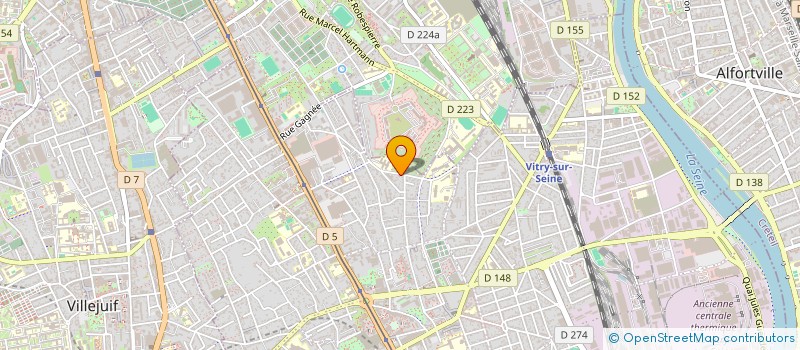 localisation de l'entreprise MONSIEUR REHMATGUL MALAKZAI  VITRY-SUR-SEINE