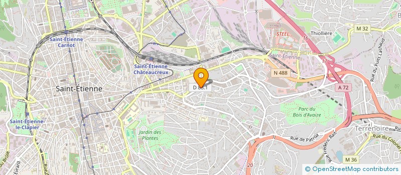 localisation de l'entreprise MONSIEUR REIANN BENGUEZZOU  SAINT-ETIENNE