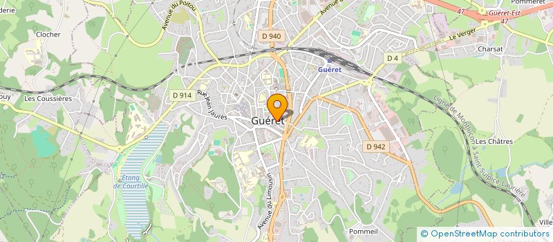 localisation de l'entreprise MONSIEUR REIDA BOUYAGAYZEN  GUERET